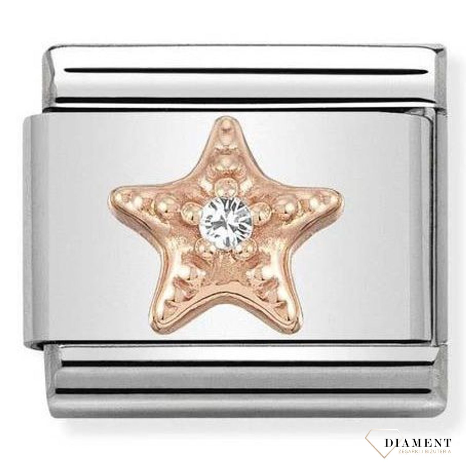 Nomination - Link 9K Rose Gold 'Starfish With Gemstone' 430305 27 biżuteria nomination nomination zawieszki nomination baza.jpg